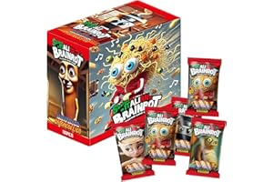 AXINYIJIA 180 Pièces Carte Brainrot 24 Paquets de Cartes Brainrod Italiennes (A)