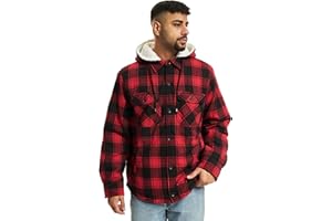 Brandit Kurtka polarowa z kapturem Mężczyźni Kurtka Lumberjacket Hooded