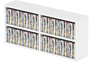 Glorious Muebles de estudio, Blanco (AMS-CD-BOX-180-WHT)