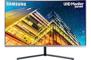 ‎SAMSUNG Samsung UHD Curved Monitor U32R590CWP, 32 Zoll, VA-Panel, 4K UHD-Auflösung, Reaktionszeit 4 ms, Bildwiederholrate 60 Hz, Flicker Free, Eye Saver Mode