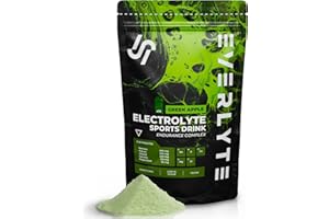 ‎EVERLYTE EVERLYTE Apfel Elektrolyte Pulver mit Natrium, Kalium, Calcium, Magnesium & Chlorid für optimale Hydration / 35 Anwendungen kalorienarmes Sport Getränkepulver/natürlich, vegan, zuckerarm