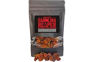 BERGFELD BBQ BBQ & GRILL ACCESSOIRES Bergfeld BBQ - Carolina Reaper pods 25 g - dried whole pods - up to 2.2 million Scoville - the sharpest chilli in the world - hell-sharp