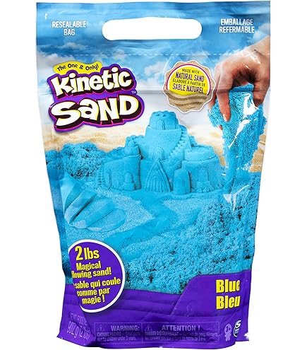 Kinetic Sand 6lbs Mega Mixin' Bag With Red, Yellow Blue Play