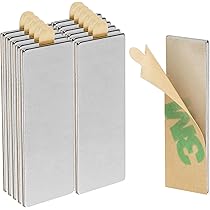 4 Piastre Magnetiche Per Telefono In Auto - 2 Tonde E 2 Rettangolari Con Adesivo 3M | Cable Technologies - Foto 10