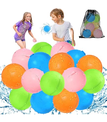 Globos Reutilizables De Agua Con Bolsa De Malla Para Piscina | Cuotas Globos Reutilizables De Agua Con Bolsa De Malla Para Piscina | Cuotas