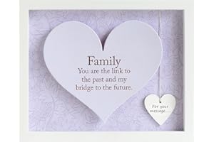 Arora Said with Sentiment ‘Family’ Heart Frame 7602, Multicolour, One Size