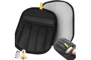 MHwan Quita Pelos Mascota, 2 Piezas Electrostáticos Automáticos Guante Quitapelos Mascotas, Engrosado, Resistente al Desgaste y Duradero, sin Esquinas Muertas, Fáciles de Limpiar y Usar