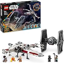 HT　4本 LEGO Star Wars Hybryda TIE Fightera i X-Winga, Zabawka dla 9
