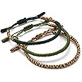 LUCKY BUDDHIST - 3 Tibetan lucky bracelets + Buddhist gift! - Handmade. Adjustable to your wrist. For men and women. Friendship bracelets made of braided fabric