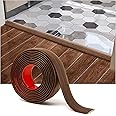 Art3d Self Adhesive Vinyl Floor Transition Strip,Laminate Floor Strip Floor Flat Divider Strip for Joining Floor Gaps,Carpet Threshold Transition,Floor Tiles（4 FT, 1.57in, Cherry）