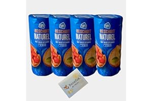 AH Beschuit Naturel Holland Zwieback Multipack 4x 130g + Benefux. Erfrischungstuch