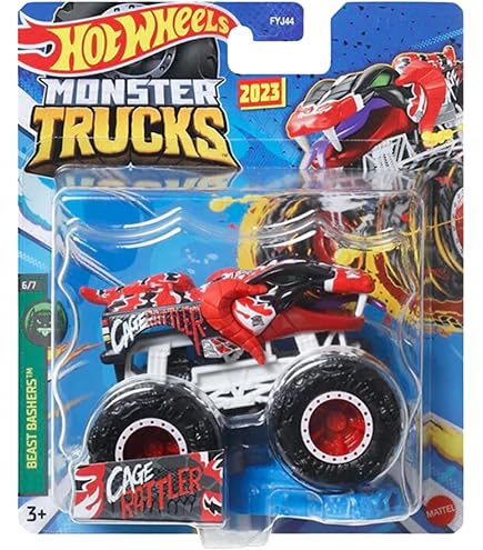 Hot Wheels Monster Trucks - RED Planet Rager - Treasure Hunt