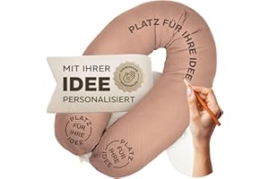 Sei Design Coussin Ergonomique XXL 190x30 – Coussin de Maternité, Coussin pour Dormir sur Le Côté et Coussin de Confort pour Adultes, avec Housse en Coton Amovible, Coussin de Grossesse