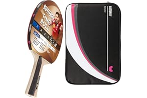 ‎BUTTERFLY Butterfly® Timo Boll Bronze Tischtennisschläger | Tischtennis Racket Bat TT Hobbyschläger für ambitionierte Freizeitspieler | ITTF zertifizierter Addoy Belag | konkave Griffform | Holzfarbig