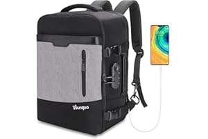 YOUNGOA Bagaż podręczny 40 x 20 x 25, plecak podróżny do samolotu Ryanair z kieszenią na laptopa 20 l, YG063