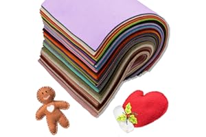 MONDO TESSUTI Feltro in Fogli, 60 Colori Feltro 21 * 30 cm Colorato Pannolenci DIY Tessuto Altissima Qualità Made In Italy Bricolage Patchwork Creativi Fai-da-Te Kit Cucito