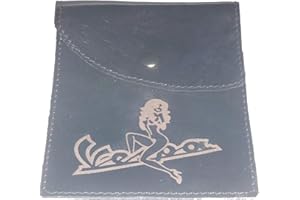 SELLE DEL SALENTO Portadocumenti porta libretto vera pelle incisione scritta Vespa + donna