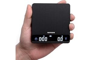 Normcore Kaffeewaage mit Timer, Espressowaage, Barista Waage, Coffee Scale, 2000 g x 0.1g Exakte Feinwaage mit Countdownfunktion, Küchenwaage, LED-Anzeige, Tara Funktion, Auto Aus Funtion