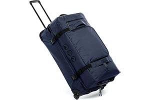 SONS OF ALOHA Sac de Voyage à roulettes Split Roller Kane Valise Bagage Robuste avec 2 Roues 80 cm Duffle Sac de Sport Chariot et Sac à roulettes 140L