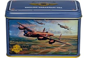 New English Teas Lancaster Bomber Tea Tin with 40 Breakfast Teabags