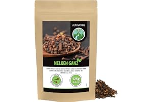 Alpi Nature Kryddnejlikor Hel 125g, Torkade Kryddnejlikeknoppar, Kryddnejlikekrydda för Matlagning