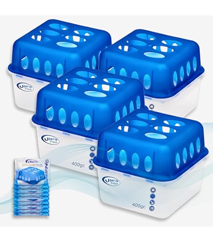 Sacchetti Aquafloow Deumidificatore - Contro Umidità, Muffa E Cattivi Odori, 12 X 280g - Foto 9