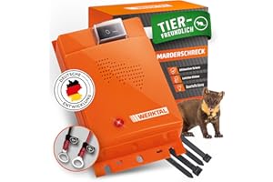 WERKTAL Marderschreck Auto - Effektive Marderabwehr mit Ultraschall & Blitzlicht [Autobatteriebetrieben]- Automatischer Marderschrecker Auto - Dauerhafte Mader Abwehr für Motorraum - Marderabwehrgerät