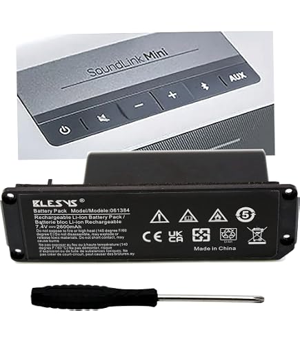 Caricabatterie 12V 1A Per Bose SoundLink Mini (1ª Gen) E SoundDock XT – Sostituisce Originali, Cavo 1,5 M, Sicurezza Certificata, Garanzia 24 Mesi, Adatto A Modelli 359037-1300 E 413295