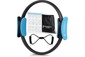 ‎NAMASTE SPORTS NAMASTE Sports® Pilates Ring Multifunktions Fitness Trainer mit Dual-Grip I Pel Pilatesring für Bauch, Beine, Po Übungen I Sport Pilatisring Pelring