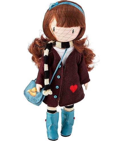 Bambolina Gorjuss D-KIDZ Blu - Altezza 9 Cm, Collezione 3D