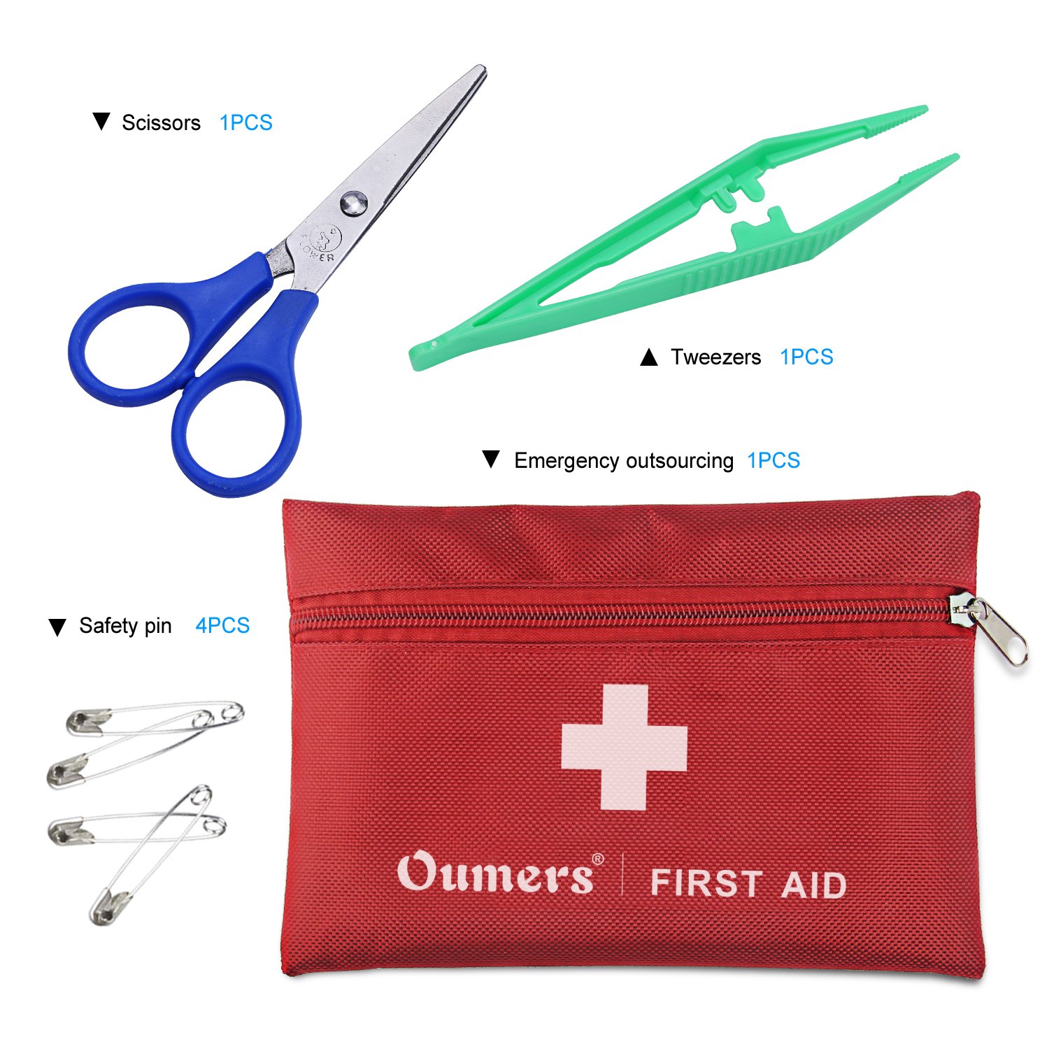 Oumers-Sac-de-Trousse-mdicales-durgence-Multifonctionnel-Trousse-de-Premiers-SecoursSoins-Professionnelle-Facile--Transporter-Impermable-Durable-Outils-de-Survie-Mini-Box