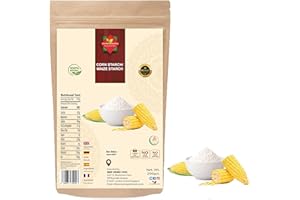 THE WORLDWIDE MINT Corn Starch (200g / 7.05 oz) | Maize Starch | Best for Gravy sauce thickener | Non GMO | Vegan | No Preservatives Added | Supplied in Reusable Zip Sealed Pacakging