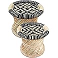 HARSHITCRAFT ! Bamboo (SARKANDA) Mudda Stool Set Combo Pack