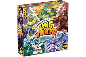 Iello, King of Tokyo Game (2016 Edition), Board Game, Ages 8+, 2-6 Players, 30 Minutes Playing Time