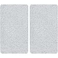Allstar 2712800100 Universal cover plates Transparent - set of 2, for glass ceramic cookers, Tempered glass, 30 x 0.5 x 52 cm, Transparent