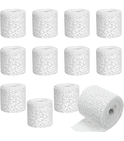 XINFAQAQ Gipsbinden 10er Set - 5cm X 2,7m Für Babybauch Abdruck & Basteln