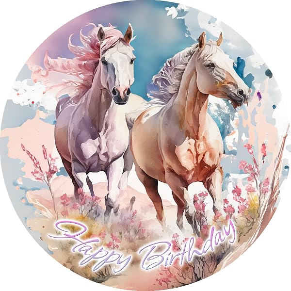 Servietten „White Horse Show“ – 20 Stück Mit Pferdemotiv, 33x33 Cm, 3-lagig & Fest