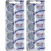 Maxell CR2032 2032 button battery, total 10 pcs