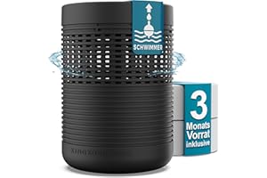 King Kong State Osuszacz powietrza bez prądu | do 27 m² | w zestawie 3-miesięczny zapas granulatu | osuszacz powietrza do pomieszczeń przeciw pleśni w mieszkaniu, łazience | osusza piwnicę |