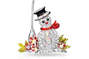 Philip Jones Snowman Christmas Brooch