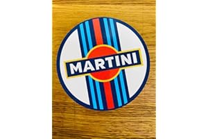 STICKERVERTICKER Martini V8 Mi531 - Adhesivo decorativo para coche de la vieja escuela