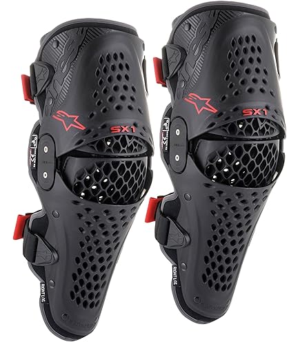 Genouillères Alpinestars Bionic Pro Plasma - Noir Rouge Blanc Genouillères Alpinestars Bionic Pro Plasma - Noir Rouge Blanc