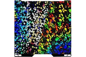 IdeaFormer PEF PEY Smooth Build Plate 347 x 355 mm do Bambulab H2D, Rainbow Confetti PEF + Galaxy PEY Spring Steel płyta dociskowa do Bambu Lab H2D/H2D Combo