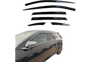 AUTO CLOVER Wind Deflectors Set for Kia EV6 2021+ (6 pieces)
