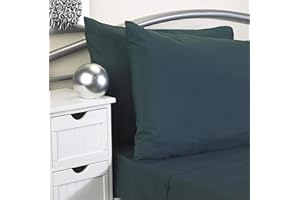 Tiacare Bed Linen - Fire Retardant to BS EN 7175 (Jade, Pillow Case 2 pack)