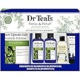 Dr Teal's Eucalyptus & Spearmint Relax & Relief Full Regimen 5-piece Gift Set (Epsom Salt Soaking Solution, Foaming Bath, Body Wash, Moisturizing Bath & Body Oil, Body Lotion)
