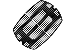 MGiessca 7646 Grill Grate for Weber Q300 Q320 Q3000 Q3200 Series Gas Grills, 45.2 x 31.75 cm Cast Iron Grate Replacement Parts Accessories for Weber Q300, 7584, 586002, 57060001, 404341, 2 Pieces BBQ