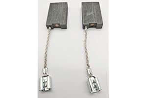 KRAFTFELD 1 paire de charbons moteur avec arrêt automatique pour Black & Decker KG 2000, KG 2023, AST 20 XC Broches de charbon / balais de charbon pour Black et Decker, Black + Decker