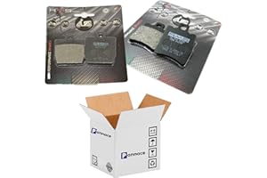 PANNACE Kit Coppia pastiglie freno Anteriori + Posteriori organiche Compatibile con Aerox - 50 cc DAL 1997 AL 2012 - Nitro - F12 Phantom - Stunt - Slider