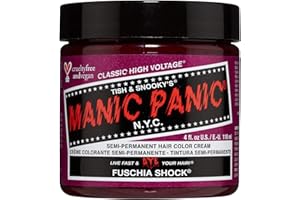 Manic Panic - Fuschia Shock Classic Creme Vegan Cruelty Free Pink Semi Permanent Hair Dye 118ml